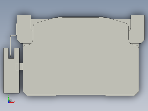 直线模组LHAT10-CA-S850-M-C3设计图纸前视缩略图