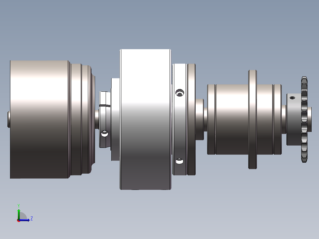 旋转机构左视图