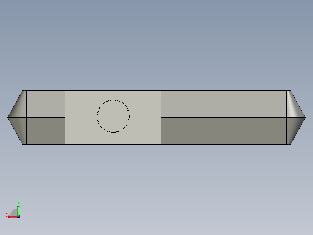 基恩士PS-56T_kc图纸模型后视图