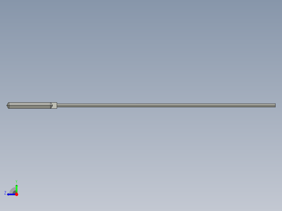 基恩士PS-56T_kc图纸模型右视图
