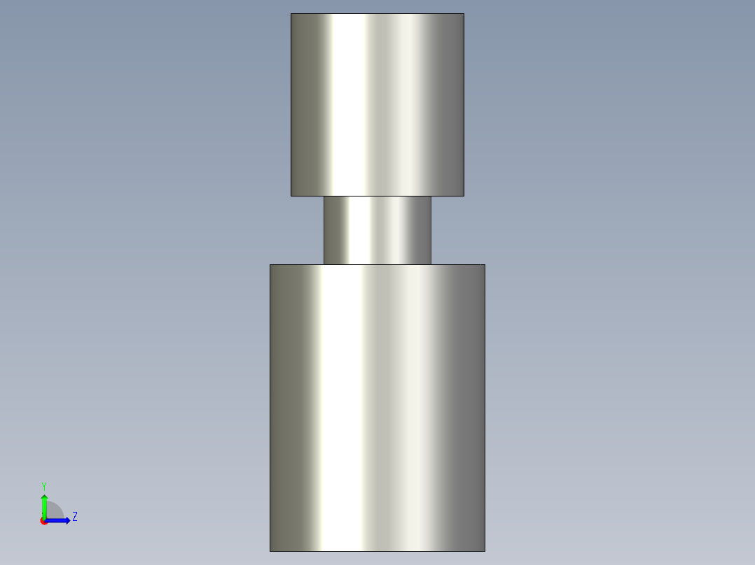 搖擺螺絲(A型)BJ736-A-3D多系列多零件图纸模型左视图