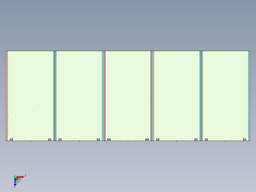 共享储物柜设计模型俯视缩略图