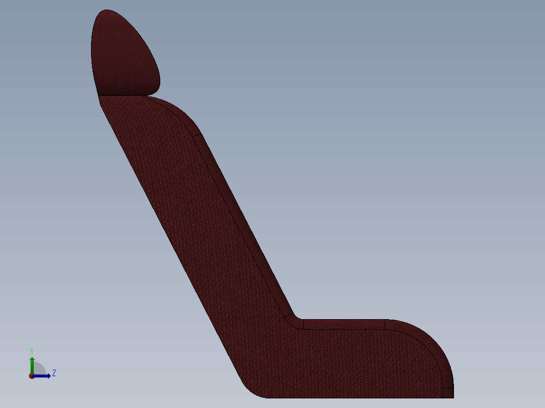 汽车座椅 (40)左视图