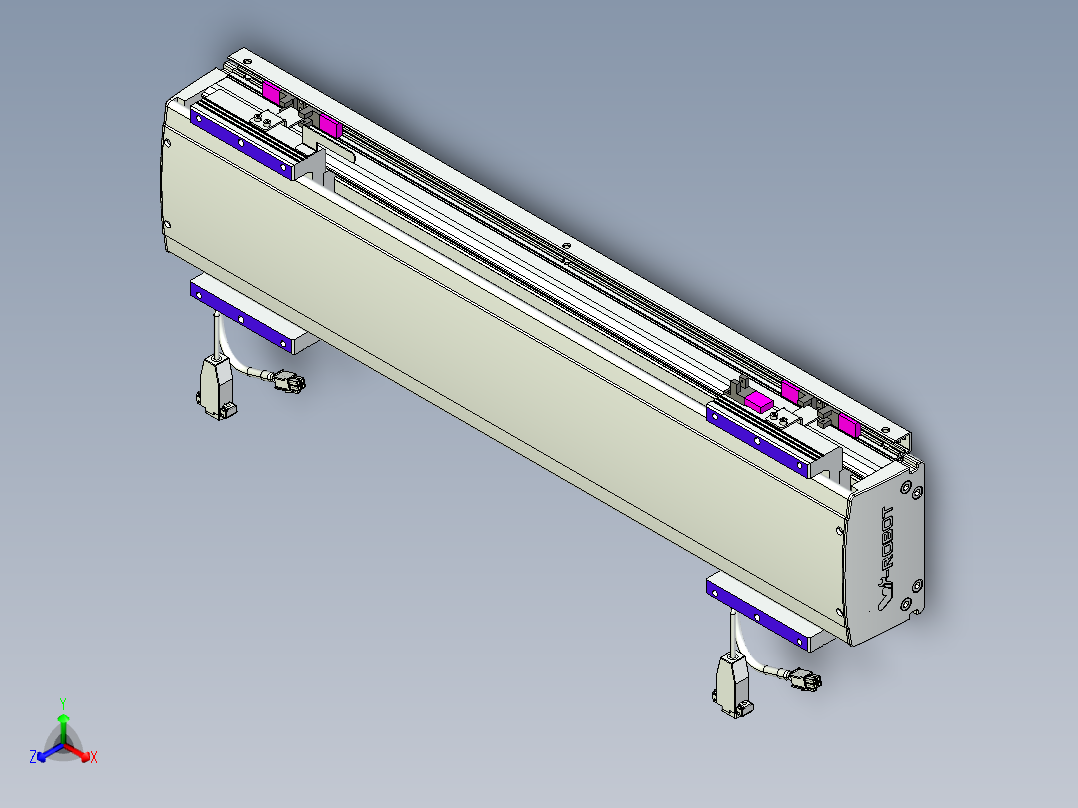 威洛博VL系列直线电机模组-2VL14S1-S400主视图
