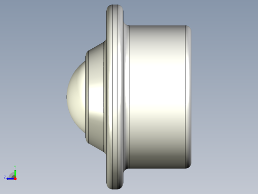 萬向滾珠00-3D多系列多零件图纸模型右视缩略图