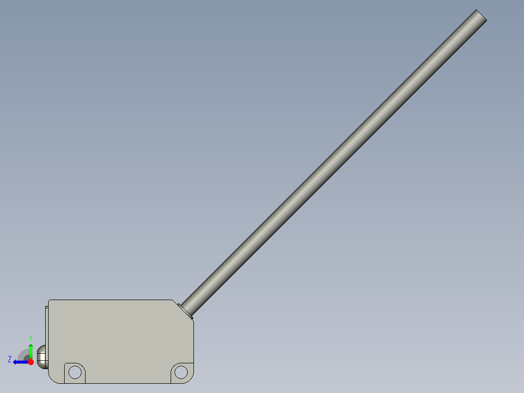 基恩士PZ-M11_31_kc图纸模型右视图