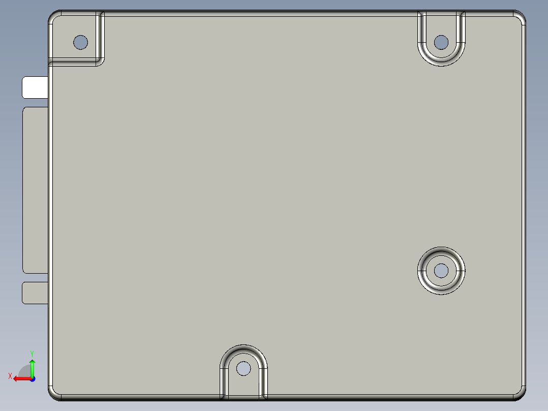 基恩士VT2-E1_P1_kc图纸模型后视图