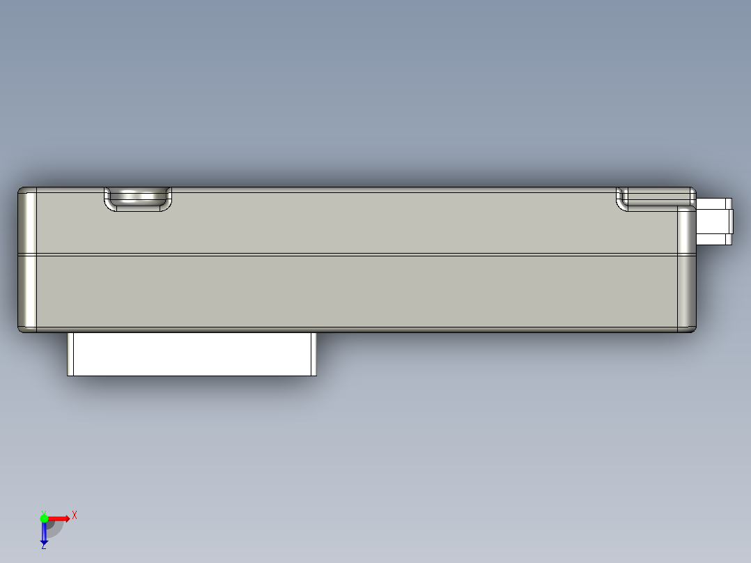 基恩士VT2-E1_P1_kc图纸模型俯视图