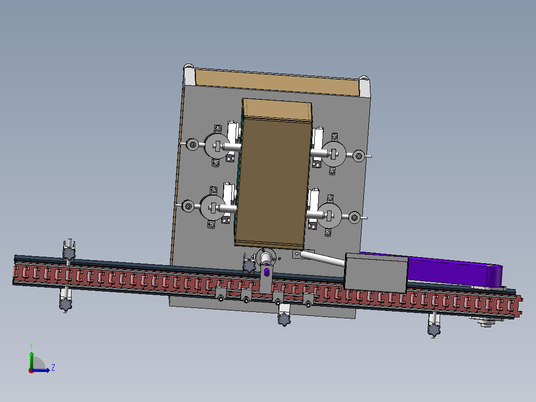 液体灌装机，膏体灌装机，粉剂灌装机,颗粒灌装机左视图