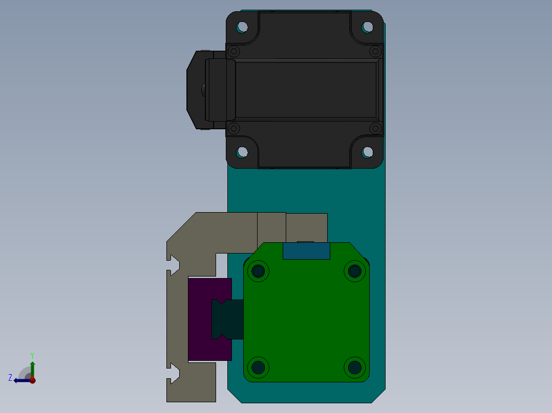 丝杆式模组DC64-SP-EG-P（100-1500mm）右视图