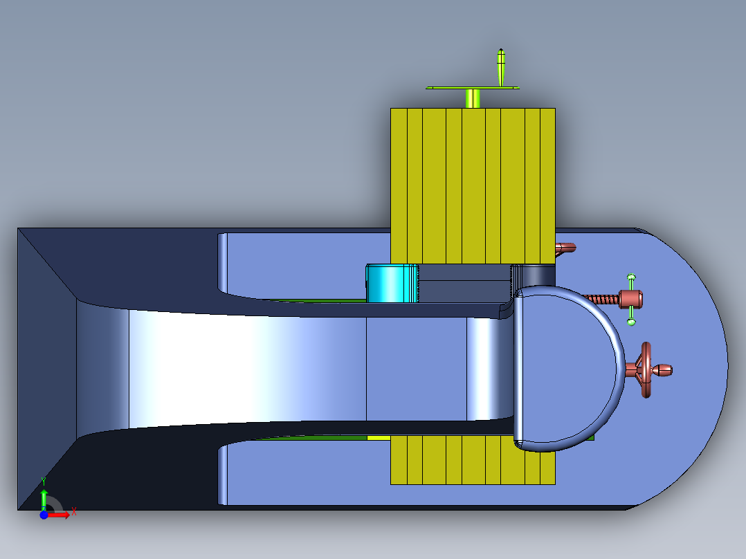 大力铣床重切削立式铣床前视图