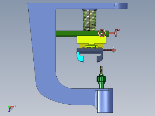 大力铣床重切削立式铣床俯视缩略图