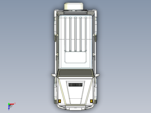 G CLASS WAGON越野车模型3D图纸 IGS格式俯视缩略图