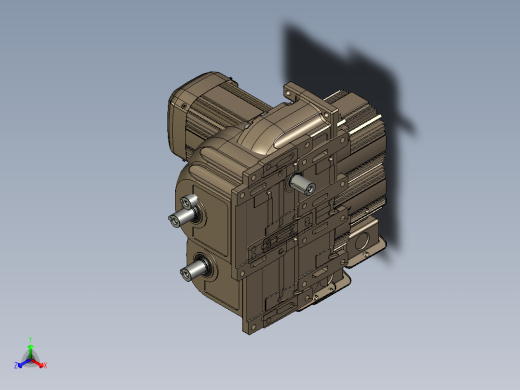 螺旋齿轮发动机