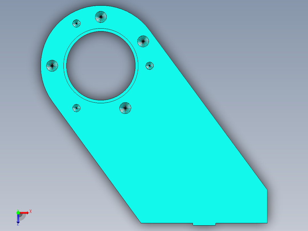 德克斯TUNKERS气缸数模KS_100_2_SD_A01_3D_xSET30俯视图