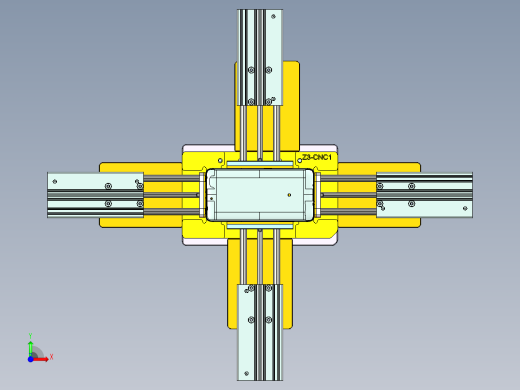 Z3-笔记本CNC工装夹具三维模型CNC1-1008前视缩略图