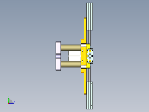 Z3-笔记本CNC工装夹具三维模型CNC1-1008左视缩略图