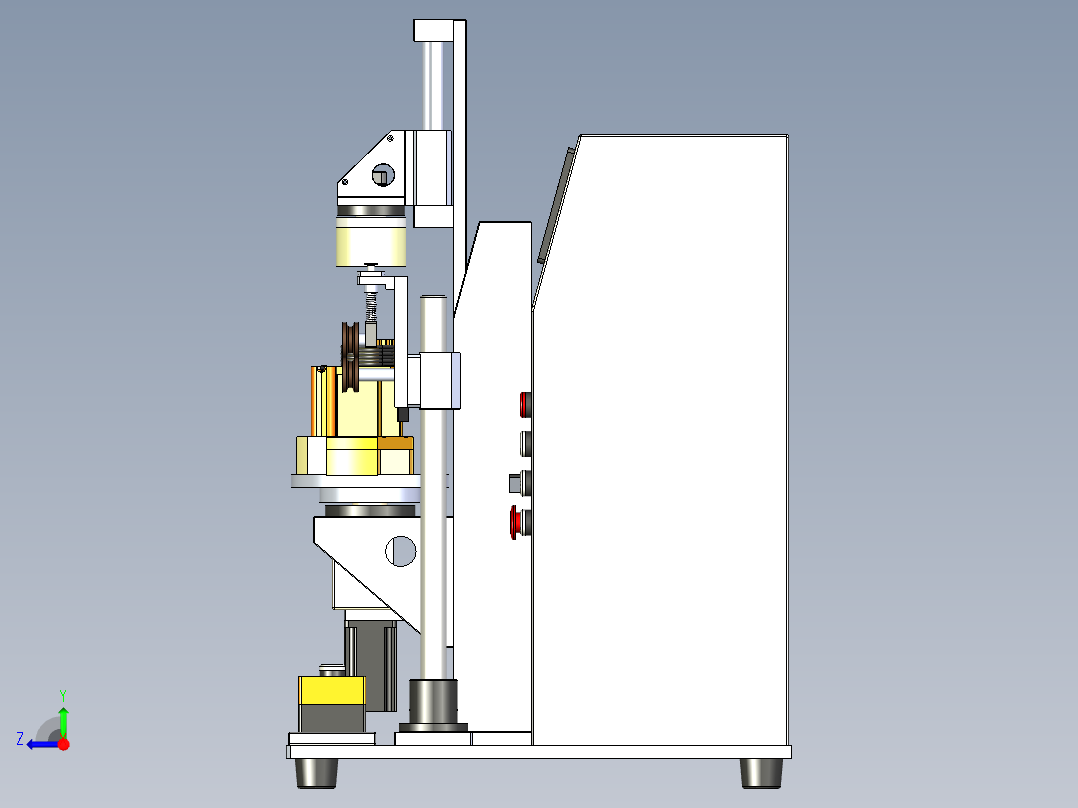 半自动卷绕机x_t右视图