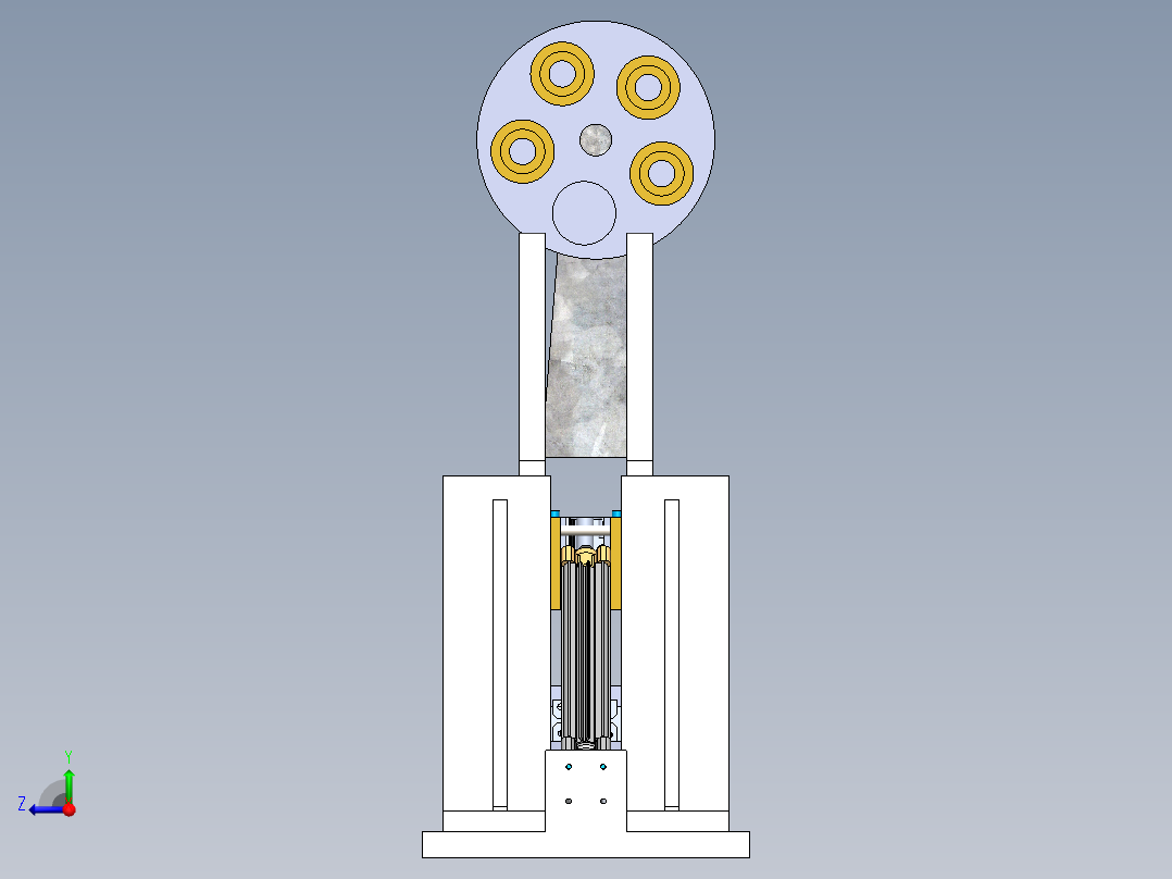 拾取和放置机构1右视图