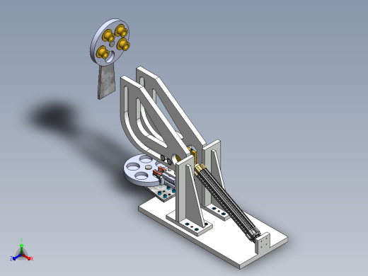 拾取和放置机构1正等轴测缩略图