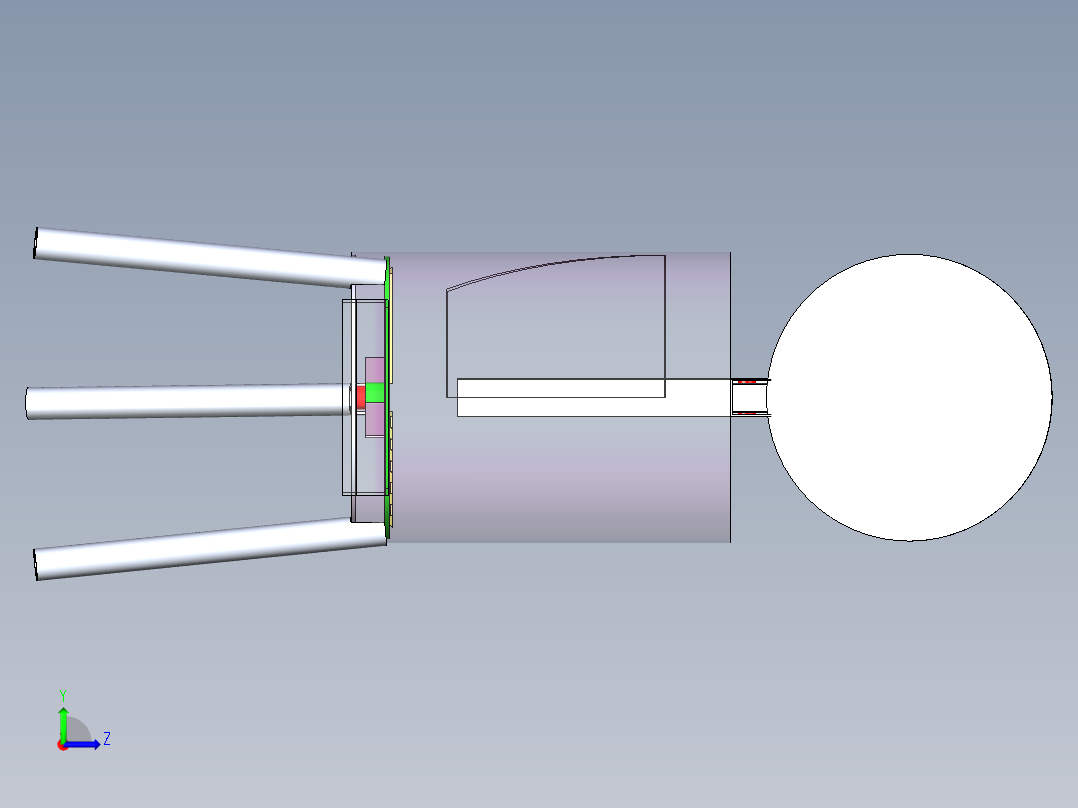 B3003637-蔬菜和水果切碎器左视图