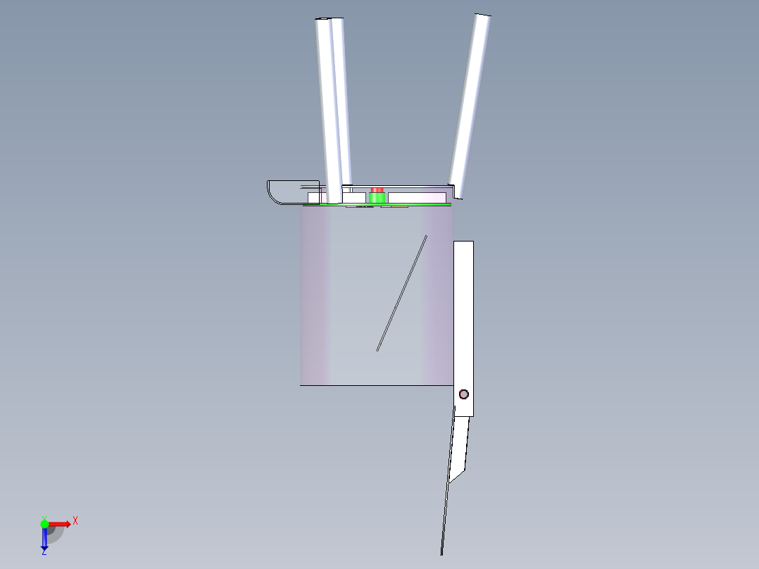 B3003637-蔬菜和水果切碎器俯视图