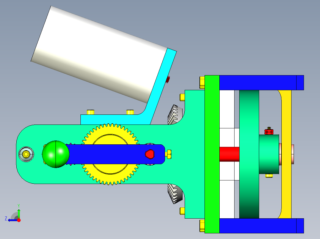 B2004373-渔网针线绕线器右视图
