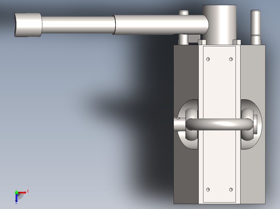 磁力升降机 - 400 公斤俯视图