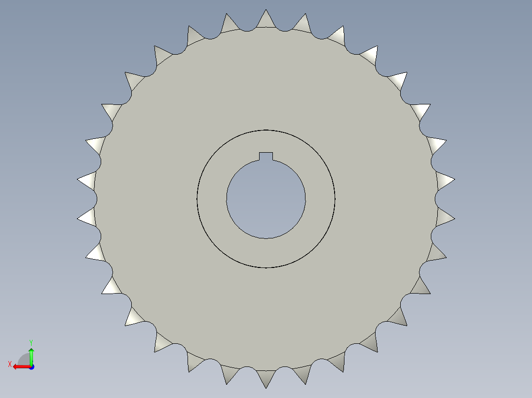 链轮-16A系列ST16A_ST16A-30-N25后视图