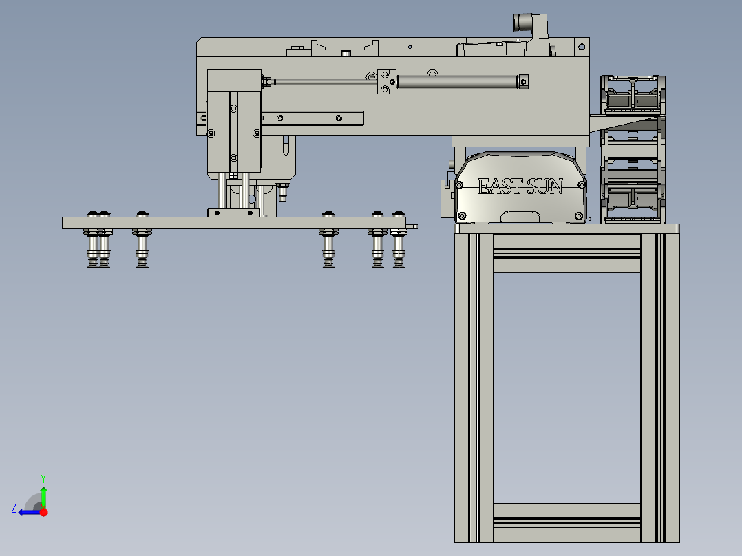 平移模块右视图