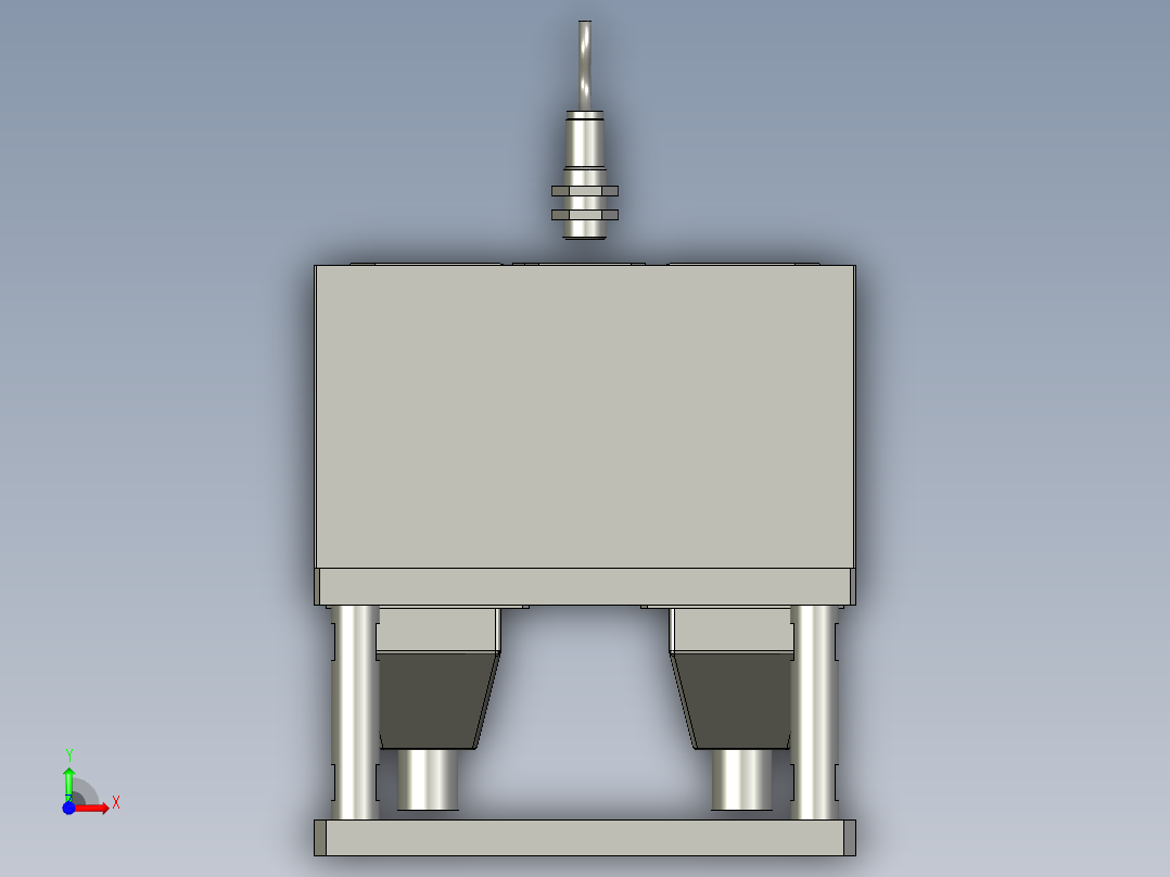 YSZ150B-05-02正极归正组件前视图