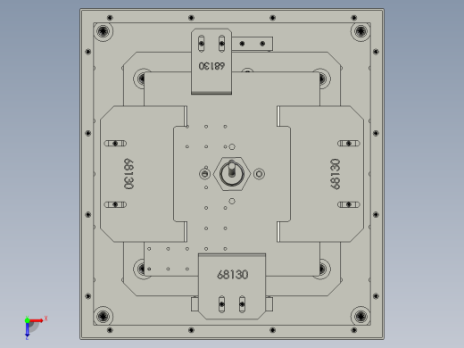 YSZ150B-05-02正极归正组件俯视缩略图