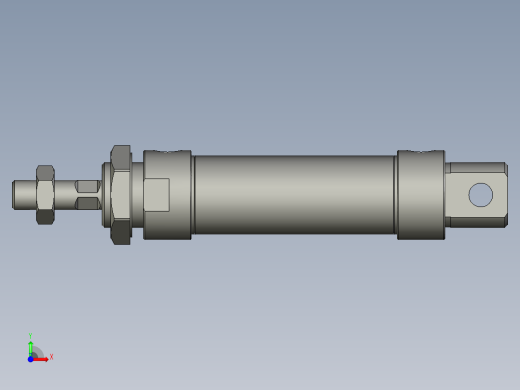 MA25x25SCA气缸前视缩略图