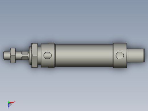 MA25x25SCA气缸俯视缩略图