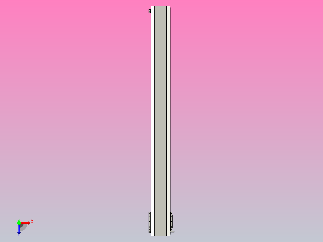 直驱直线电机轴TPA-LNP-140D-P11-L1440-C-1-3-C-10-N3(磁栅尺)俯视图