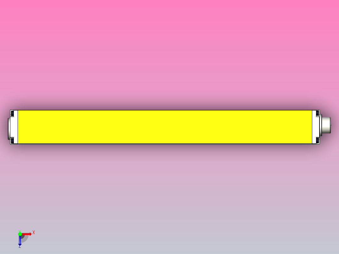 SDS2010 SDS系列10mm间距安全光栅安全光幕光电保护装置俯视图