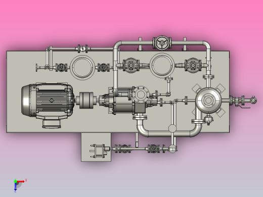 气体压缩机用于废水处理厂俯视缩略图