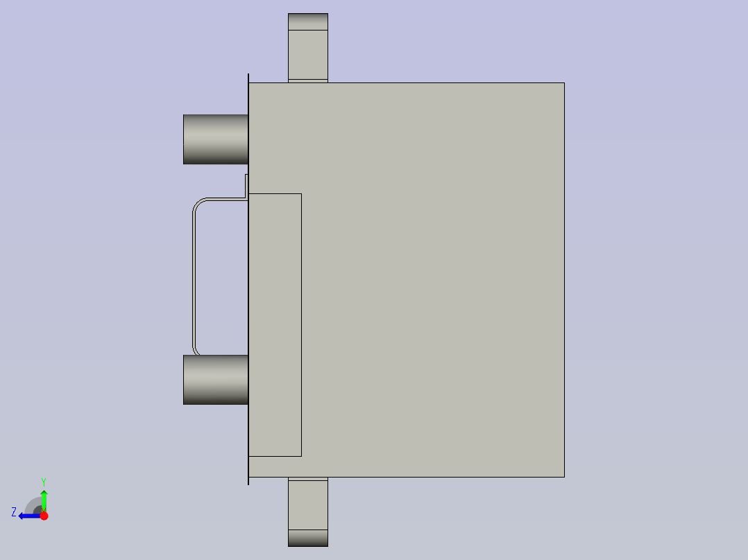 2018SOLIDWORKS0110棉丝回收系统右视图