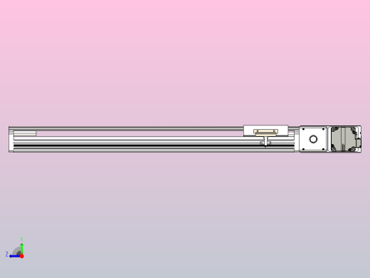 皮带直线轴半封闭可选导轨TPA-HNB-105D-90-L500-MR-C-P20-N3右视缩略图
