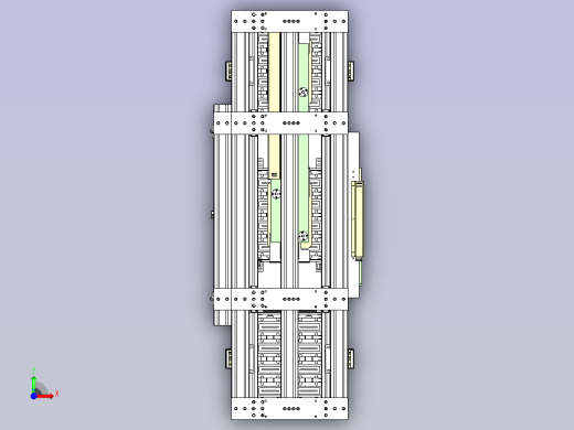 一款tray自动上料机3D图纸前视缩略图
