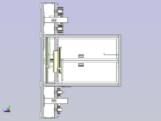 一款tray自动上料机3D图纸右视缩略图