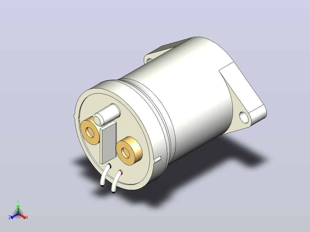 EVC135是TE公司生产的中压接触器，工作电流为100A至134A，最大或极限电流为660A主视图