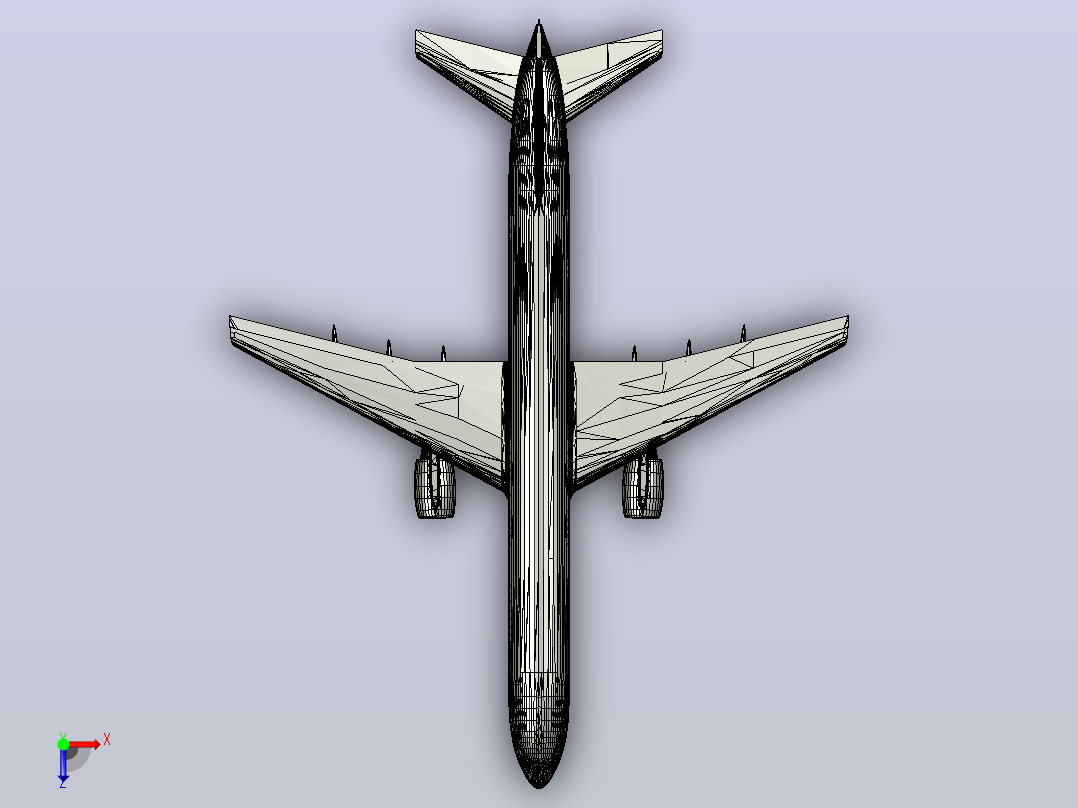 波音757正等轴测图