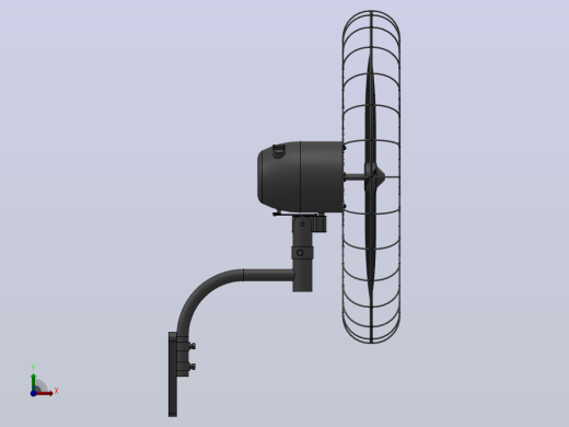 JF工业电风扇[750挂墙式]前视缩略图