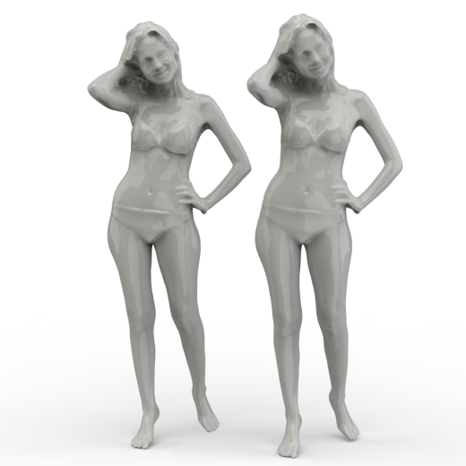秋季姿势女人缩略图