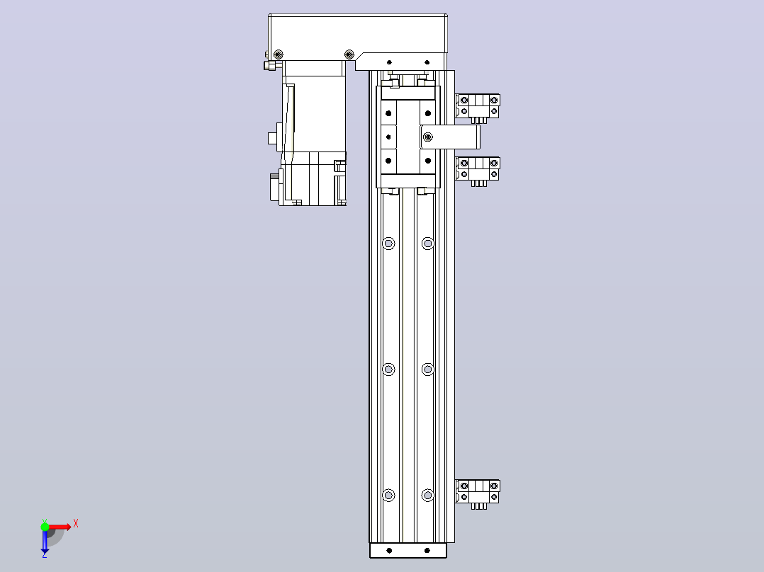 钢基模组TPA-KSR-5002C-300A1-ML-H1S1俯视图