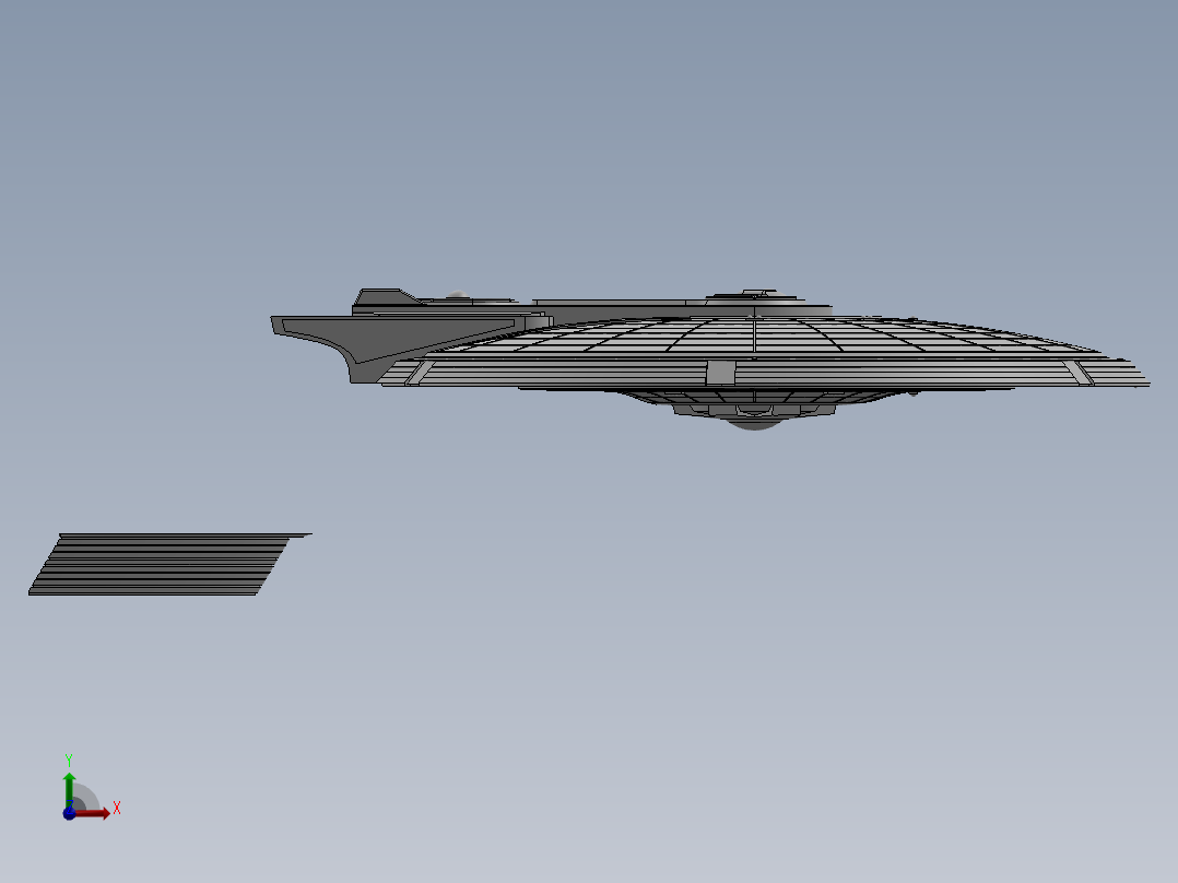 solidworks 精进号前视图
