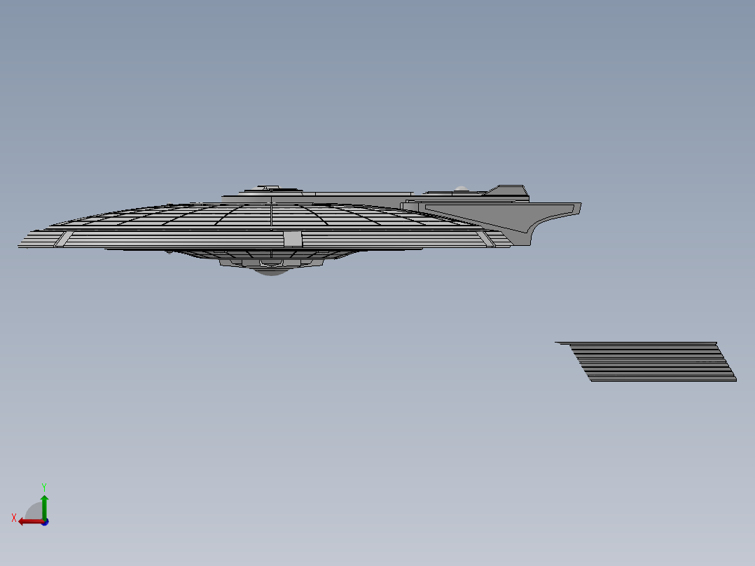 solidworks 精进号后视图