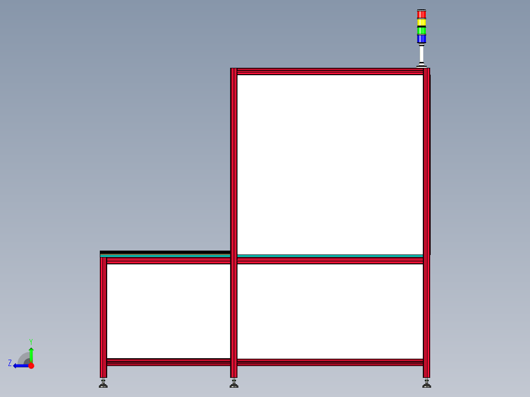 超声波汽车门板焊接右视图