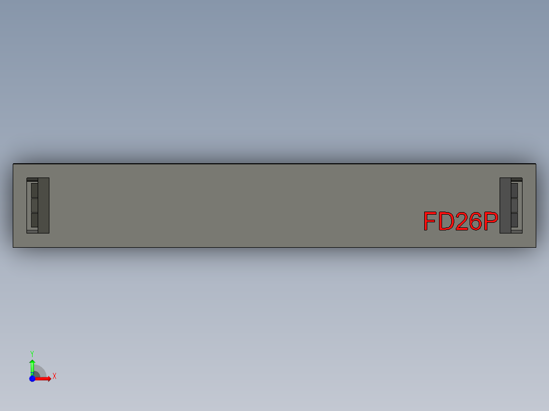 FDC-26 ( DS1018-2.54-26 )前视图